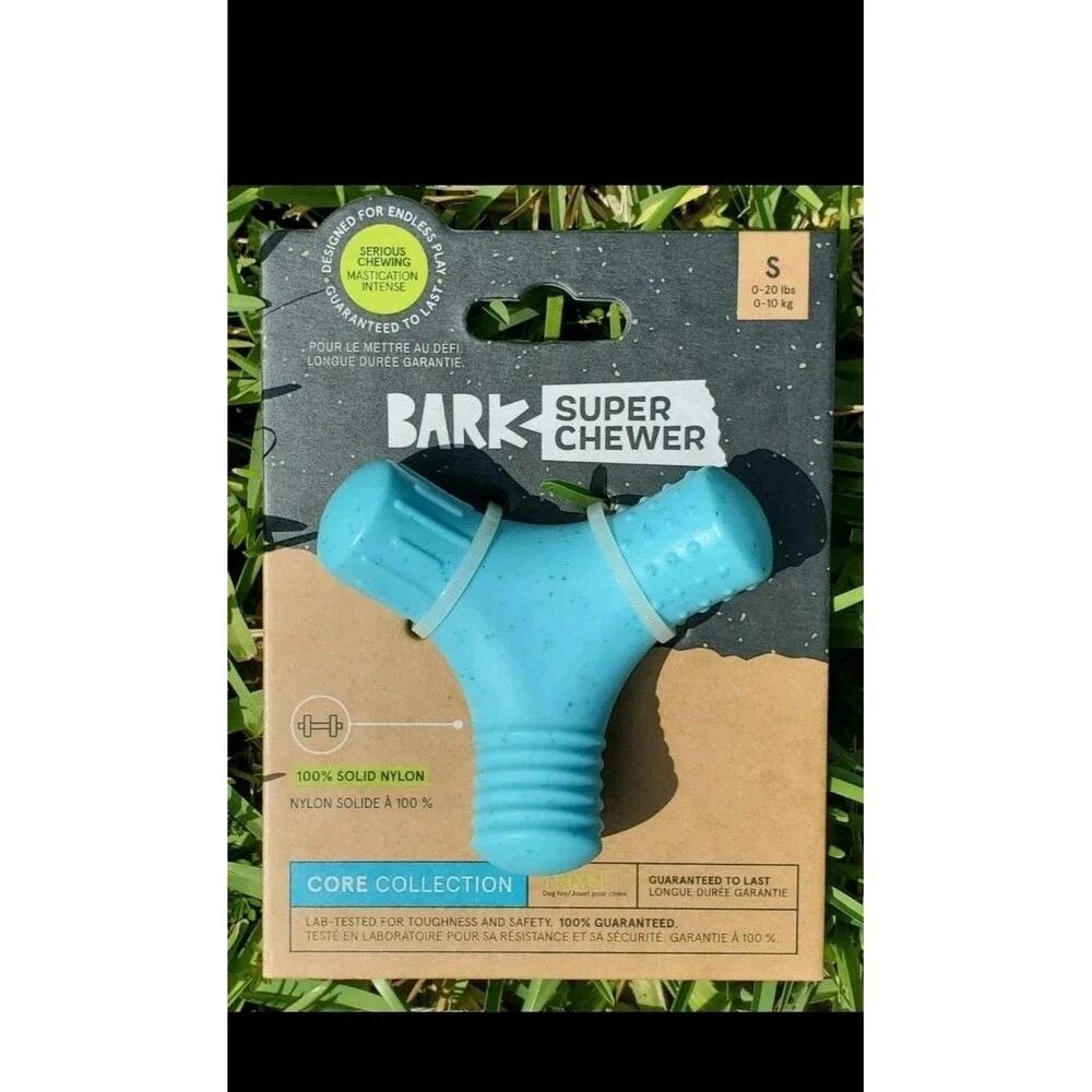 Bark Super Chewer Core Collection Trixel Dog Chew Toy.  Size Small 0-20lbs